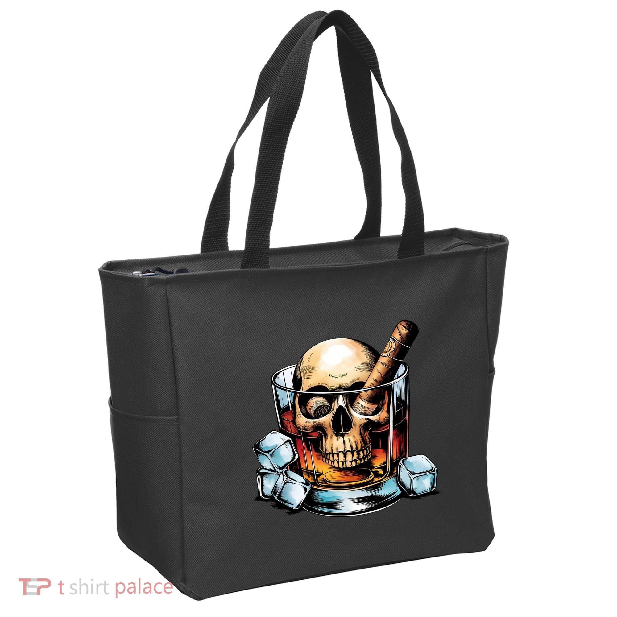 I’Ll Be In The Backyard Bourbon Whiskey Stogie Bourbon Lovers Sarcastic Tote Bag