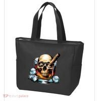 I’Ll Be In The Backyard Bourbon Whiskey Stogie Bourbon Lovers Sarcastic Tote Bag thumb 3