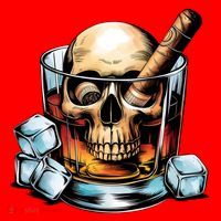 I’Ll Be In The Backyard Bourbon Whiskey Stogie Bourbon Lovers Sarcastic Santa Hat thumb 1