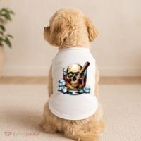 I’Ll Be In The Backyard Bourbon Whiskey Stogie Bourbon Lovers Sarcastic Doggie Tank thumb 2