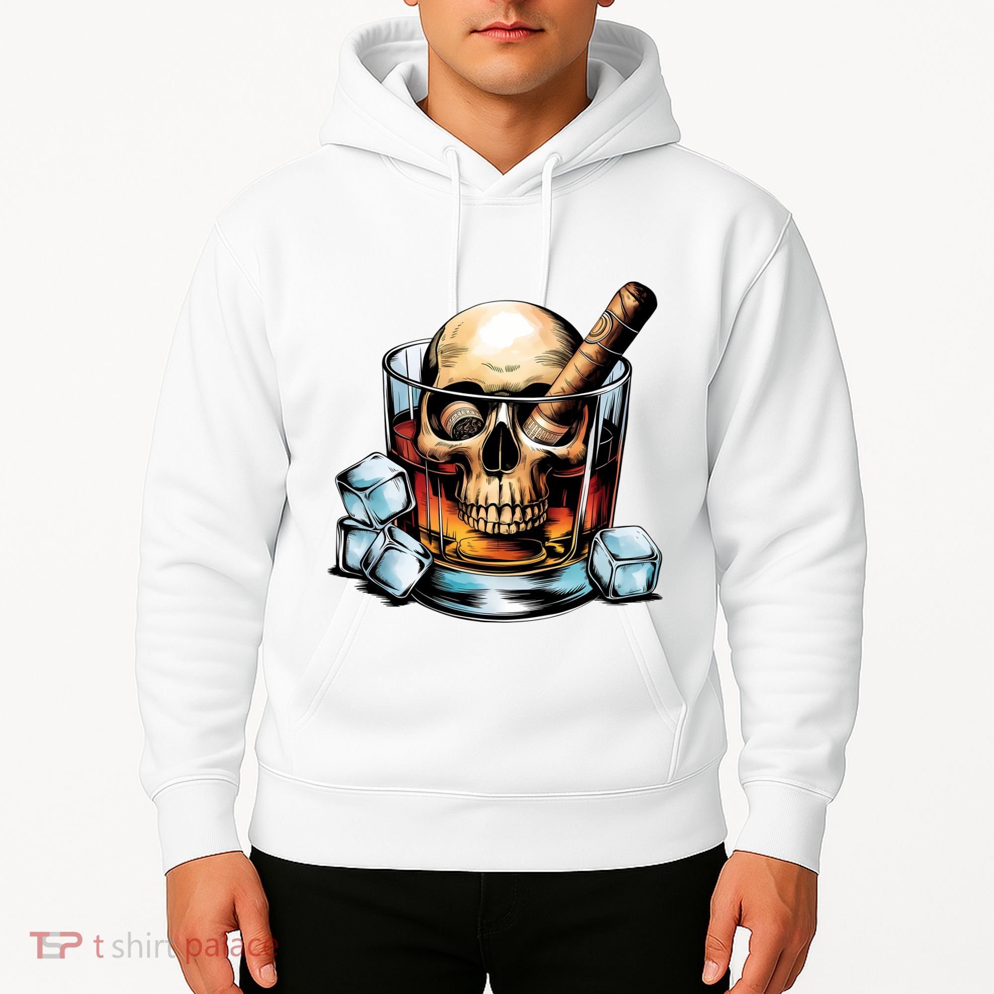 I’Ll Be In The Backyard Bourbon Whiskey Stogie Bourbon Lovers Sarcastic Hoodie