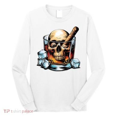 I’Ll Be In The Backyard Bourbon Whiskey Stogie Bourbon Lovers Sarcastic Long Sleeve Shirt