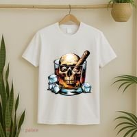 I’Ll Be In The Backyard Bourbon Whiskey Stogie Bourbon Lovers Sarcastic T-Shirt thumb 2