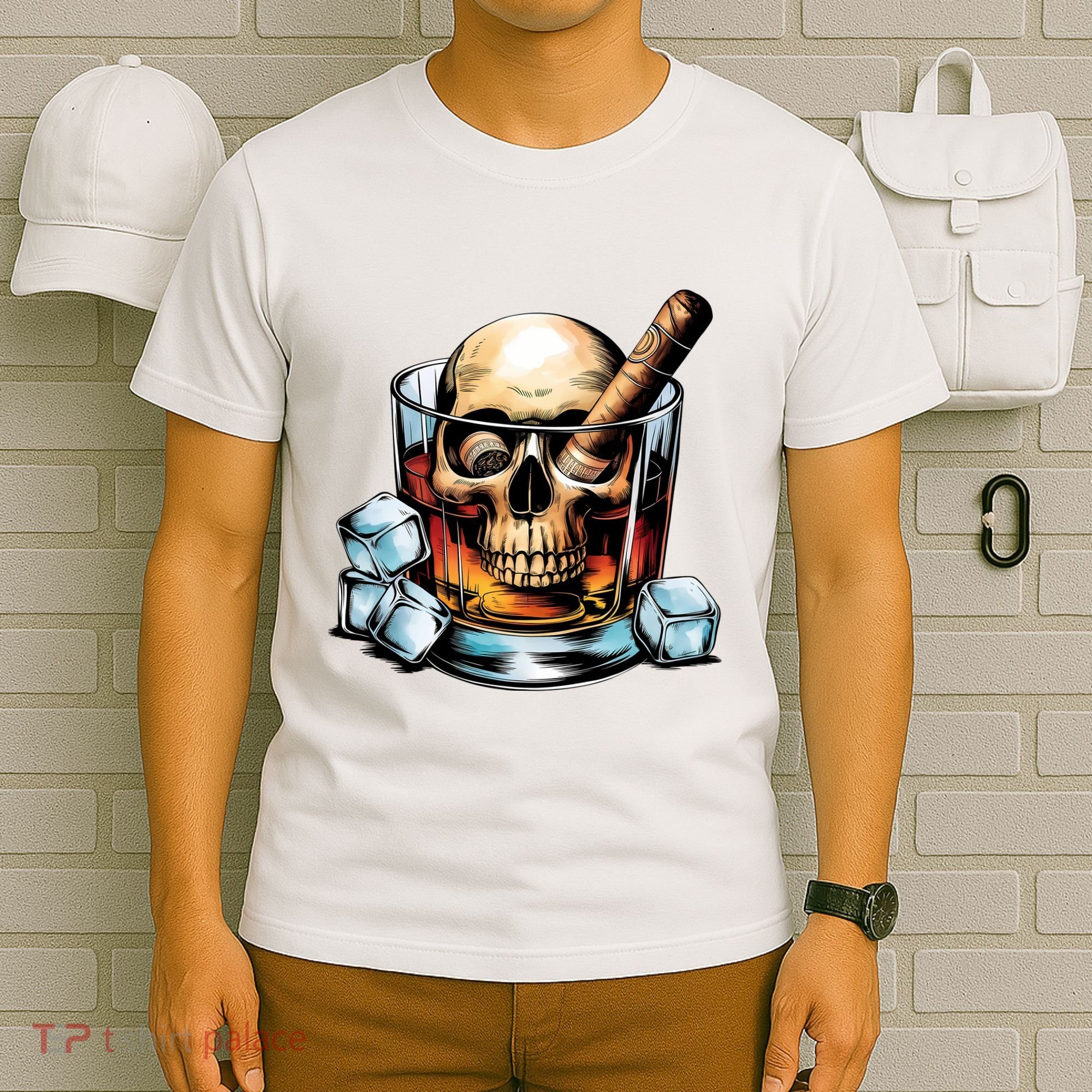 I’Ll Be In The Backyard Bourbon Whiskey Stogie Bourbon Lovers Sarcastic T-Shirt
