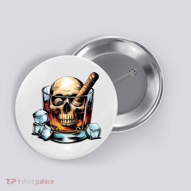 I’Ll Be In The Backyard Bourbon Whiskey Stogie Bourbon Lovers Sarcastic Button