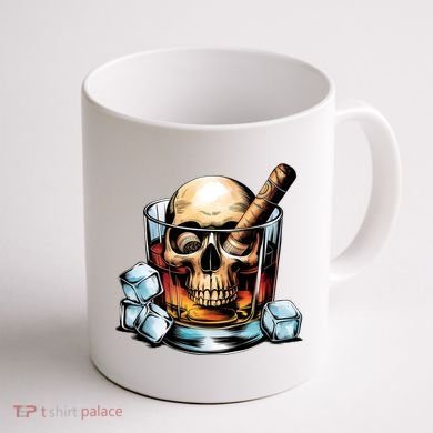 I’Ll Be In The Backyard Bourbon Whiskey Stogie Bourbon Lovers Sarcastic Coffee Mug back