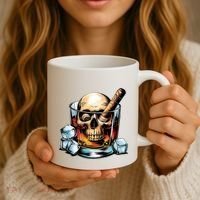 I’Ll Be In The Backyard Bourbon Whiskey Stogie Bourbon Lovers Sarcastic Coffee Mug thumb 3