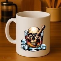 I’Ll Be In The Backyard Bourbon Whiskey Stogie Bourbon Lovers Sarcastic Coffee Mug thumb 4