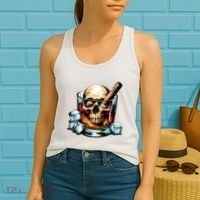 I’Ll Be In The Backyard Bourbon Whiskey Stogie Bourbon Lovers Sarcastic Women's Tank Top thumb 2