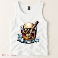 I’Ll Be In The Backyard Bourbon Whiskey Stogie Bourbon Lovers Sarcastic Tank Top thumb 2