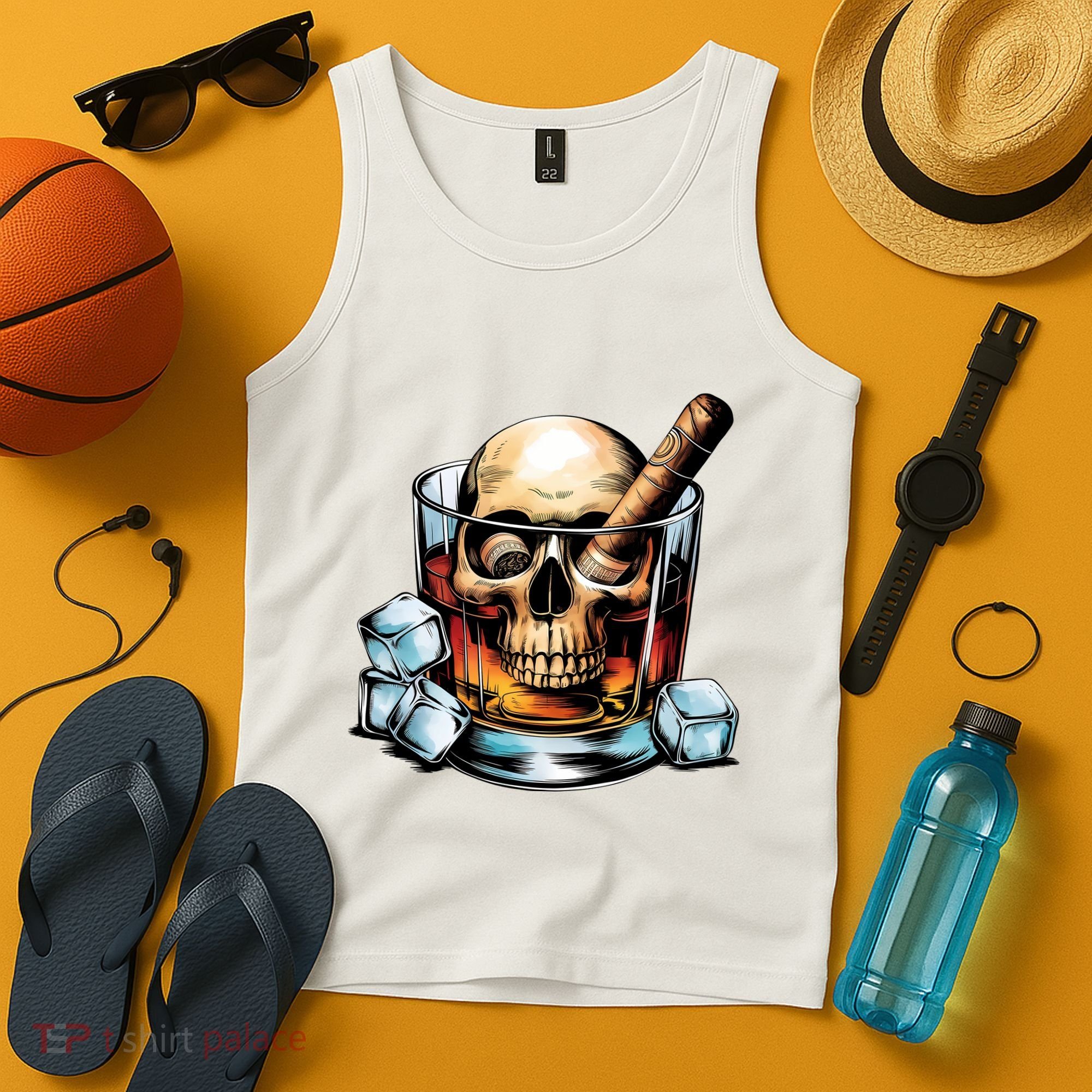 I’Ll Be In The Backyard Bourbon Whiskey Stogie Bourbon Lovers Sarcastic Tank Top