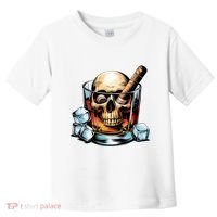 I’Ll Be In The Backyard Bourbon Whiskey Stogie Bourbon Lovers Sarcastic Toddler T-Shirt thumb 0