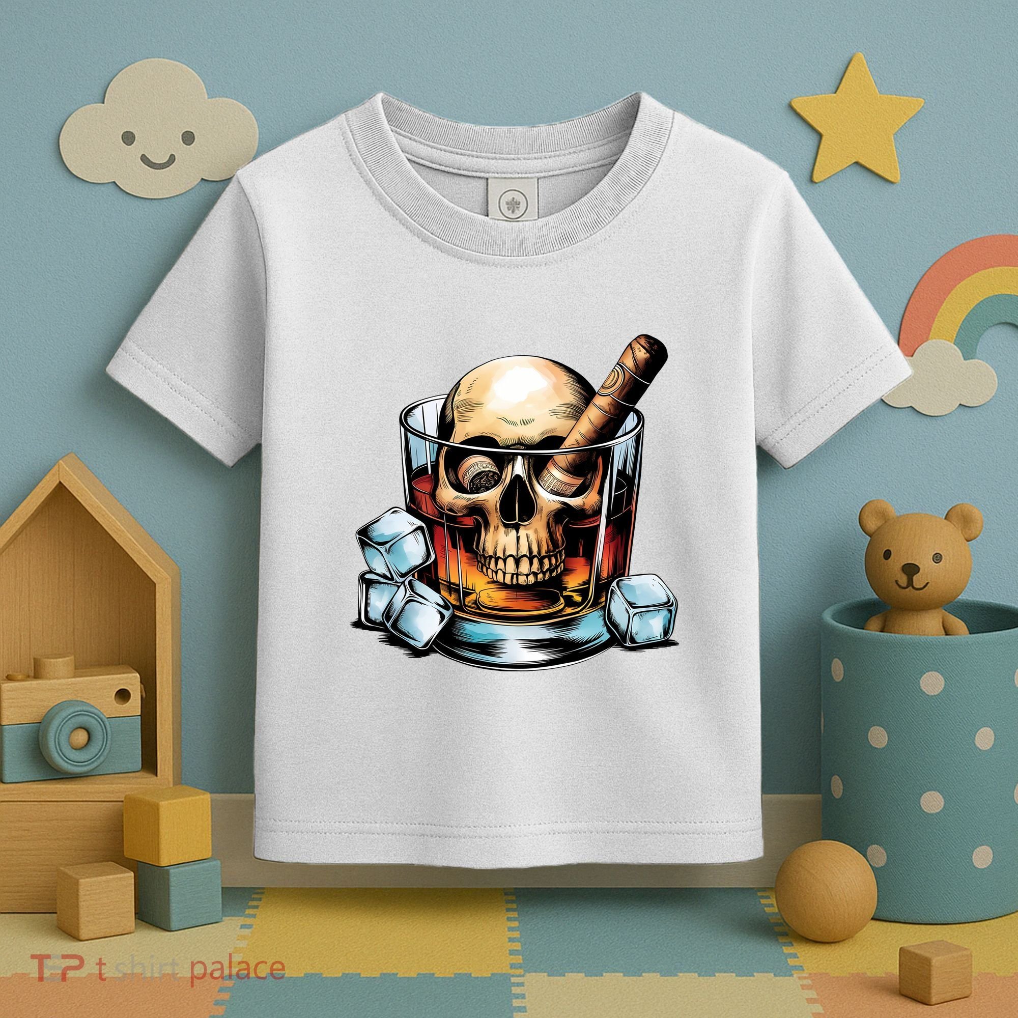 I’Ll Be In The Backyard Bourbon Whiskey Stogie Bourbon Lovers Sarcastic Toddler T-Shirt