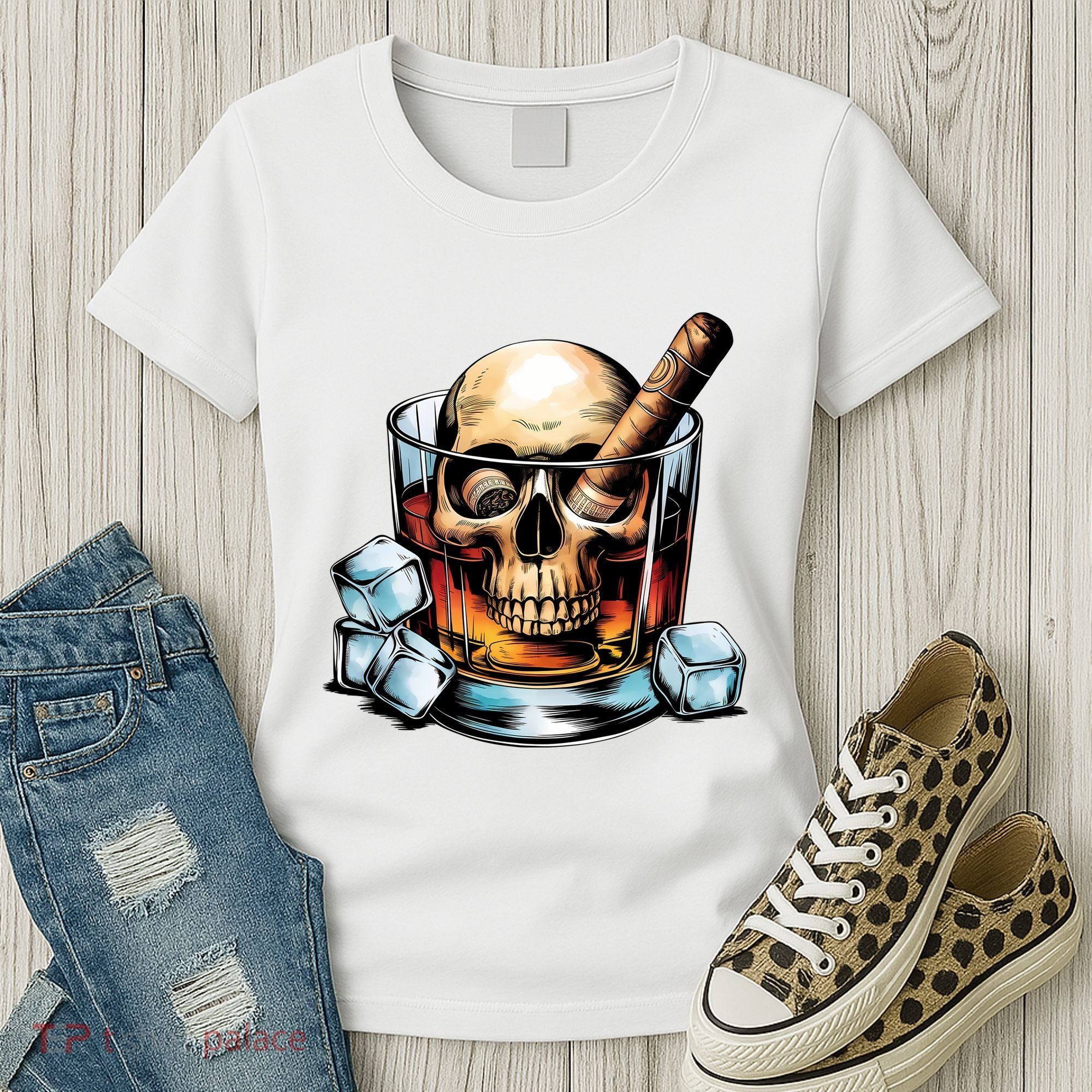 I’Ll Be In The Backyard Bourbon Whiskey Stogie Bourbon Lovers Sarcastic Women's T-Shirt