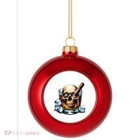 I’Ll Be In The Backyard Bourbon Whiskey Stogie Bourbon Lovers Sarcastic Plastic Christmas Ball Ornament thumb 0
