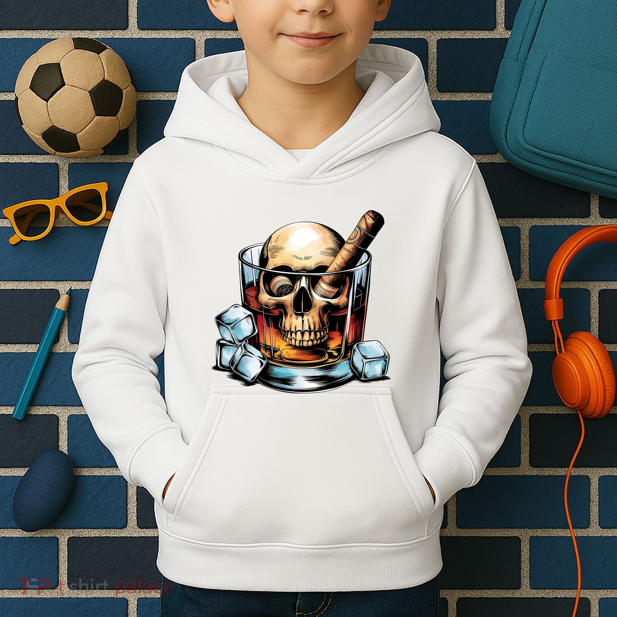 I’Ll Be In The Backyard Bourbon Whiskey Stogie Bourbon Lovers Sarcastic Kids Hoodie