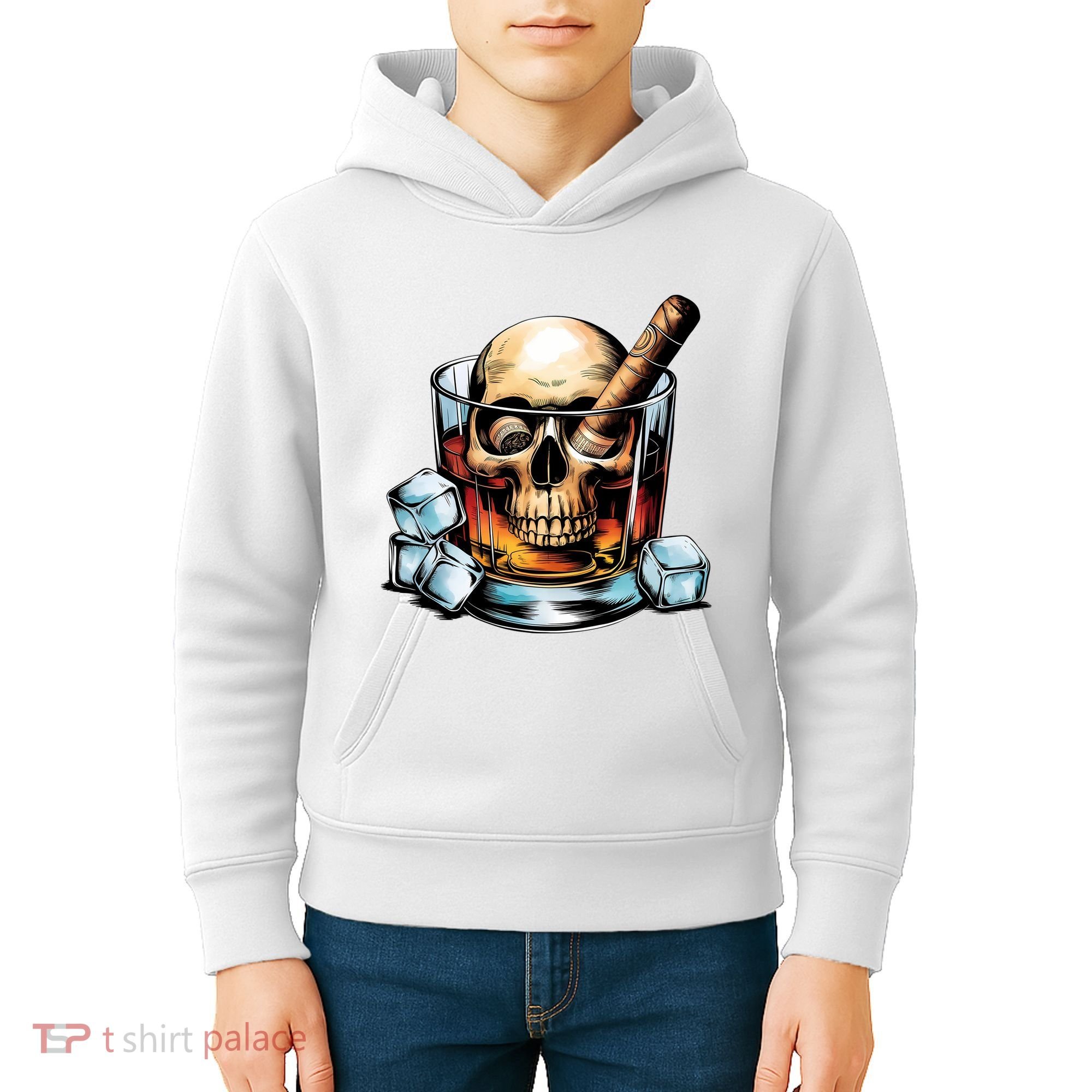 I’Ll Be In The Backyard Bourbon Whiskey Stogie Bourbon Lovers Sarcastic Kids Hoodie
