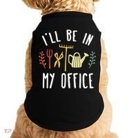 Ill Be In My Office Garden Funny Gardening Doggie Tank thumb 0
