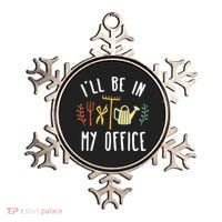 Ill Be In My Office Garden Funny Gardening Ornament thumb 0
