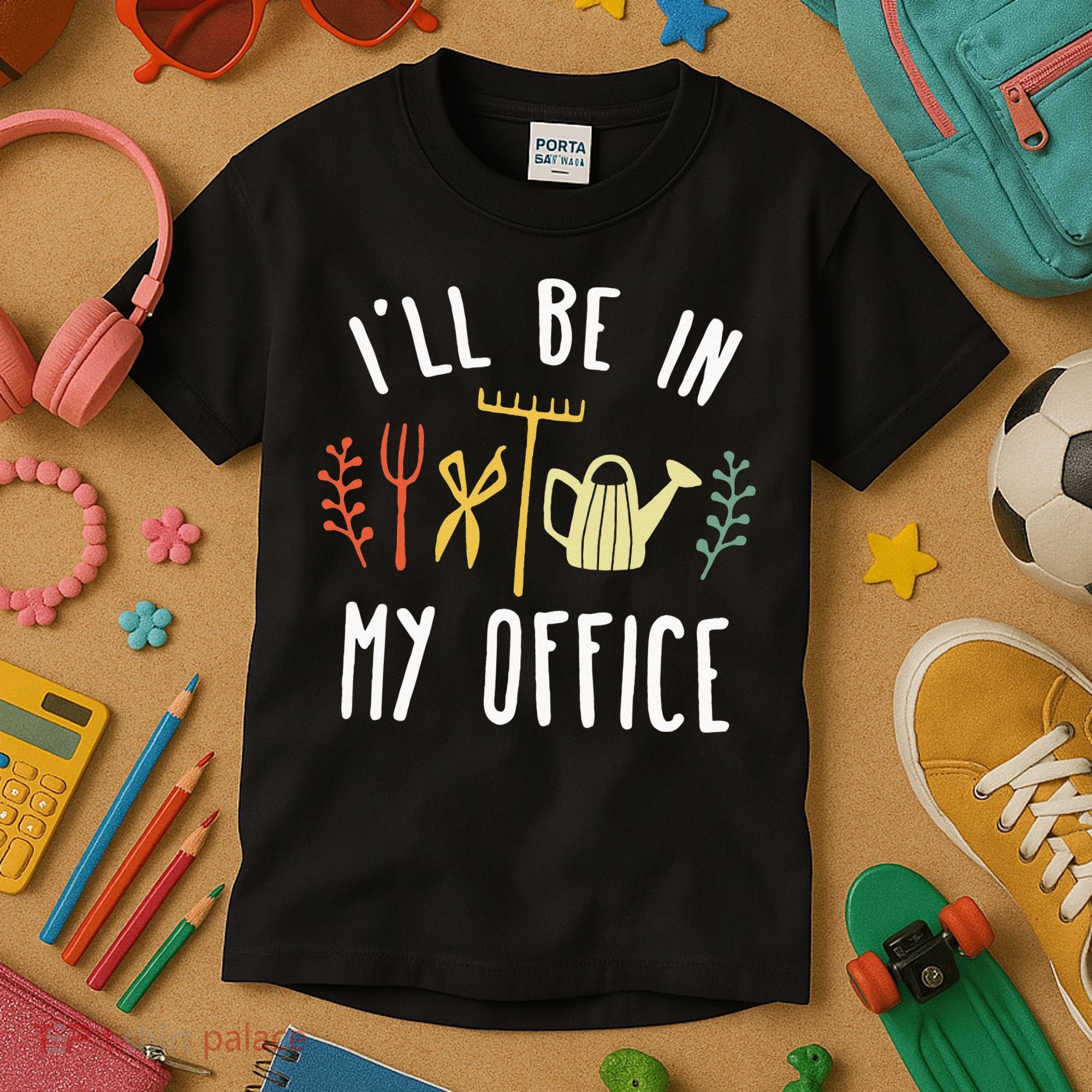 Ill Be In My Office Garden Funny Gardening Kids T-Shirt