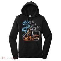 I'll Be In The Backyard Funny Cigar And Bourbon Lovers Women's Hoodie thumb 0