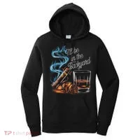 I'll Be In The Backyard Funny Cigar And Bourbon Lovers Women's Hoodie thumb 0