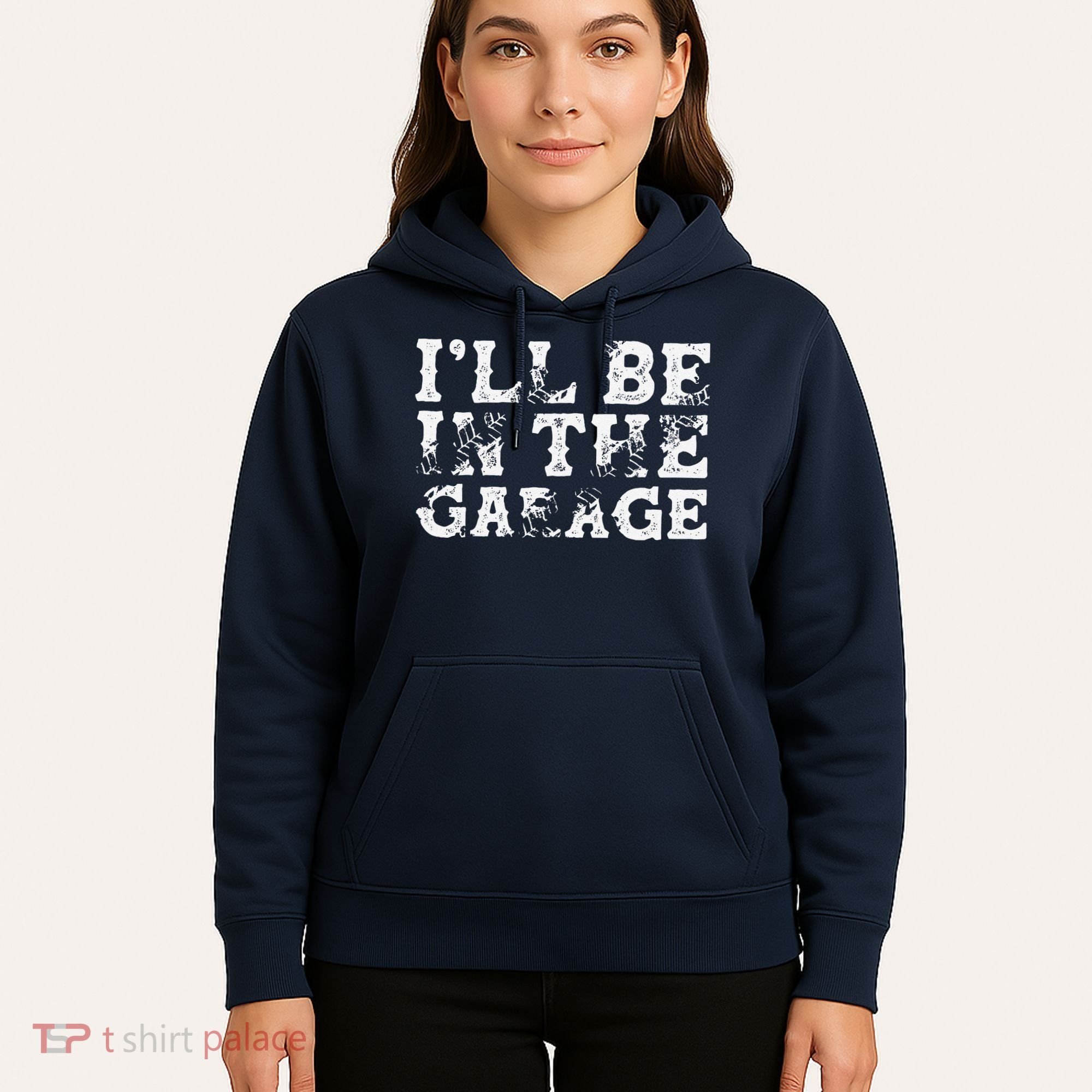 ILl Be In The Garage Auto Mechanic Project Car Builder Hoodie