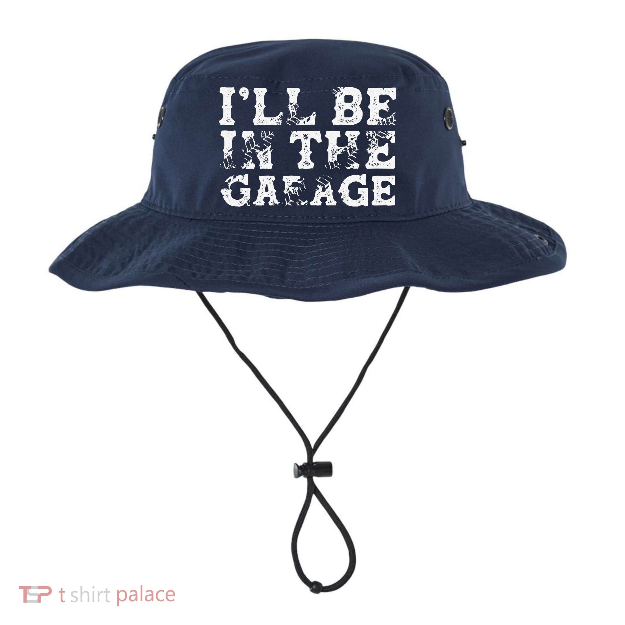 ILl Be In The Garage Auto Mechanic Project Car Builder Bucket Hat