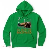ILl Be In The Backyard Funny Cigar And Bourbon Lovers Hoodie thumb 0