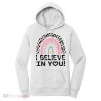 I Believe In You Cheetah Rainbow Cute Gift Women's Hoodie thumb 0