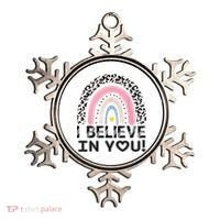 I Believe In You Cheetah Rainbow Cute Gift Ornament thumb 0
