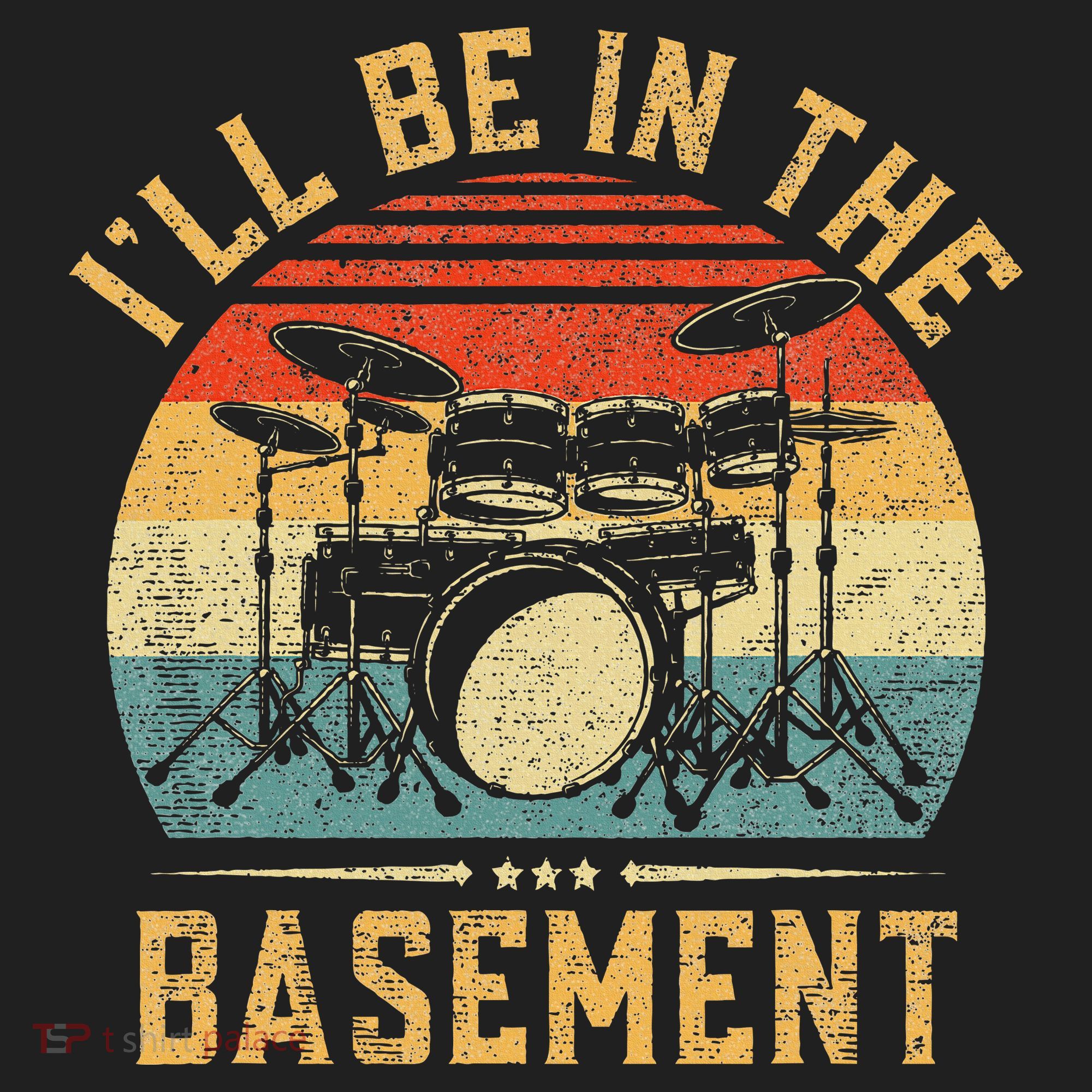 I'll Be In The Basement Drumming for Funny Drummer Hat