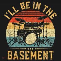 I'll Be In The Basement Drumming for Funny Drummer Visor thumb 3