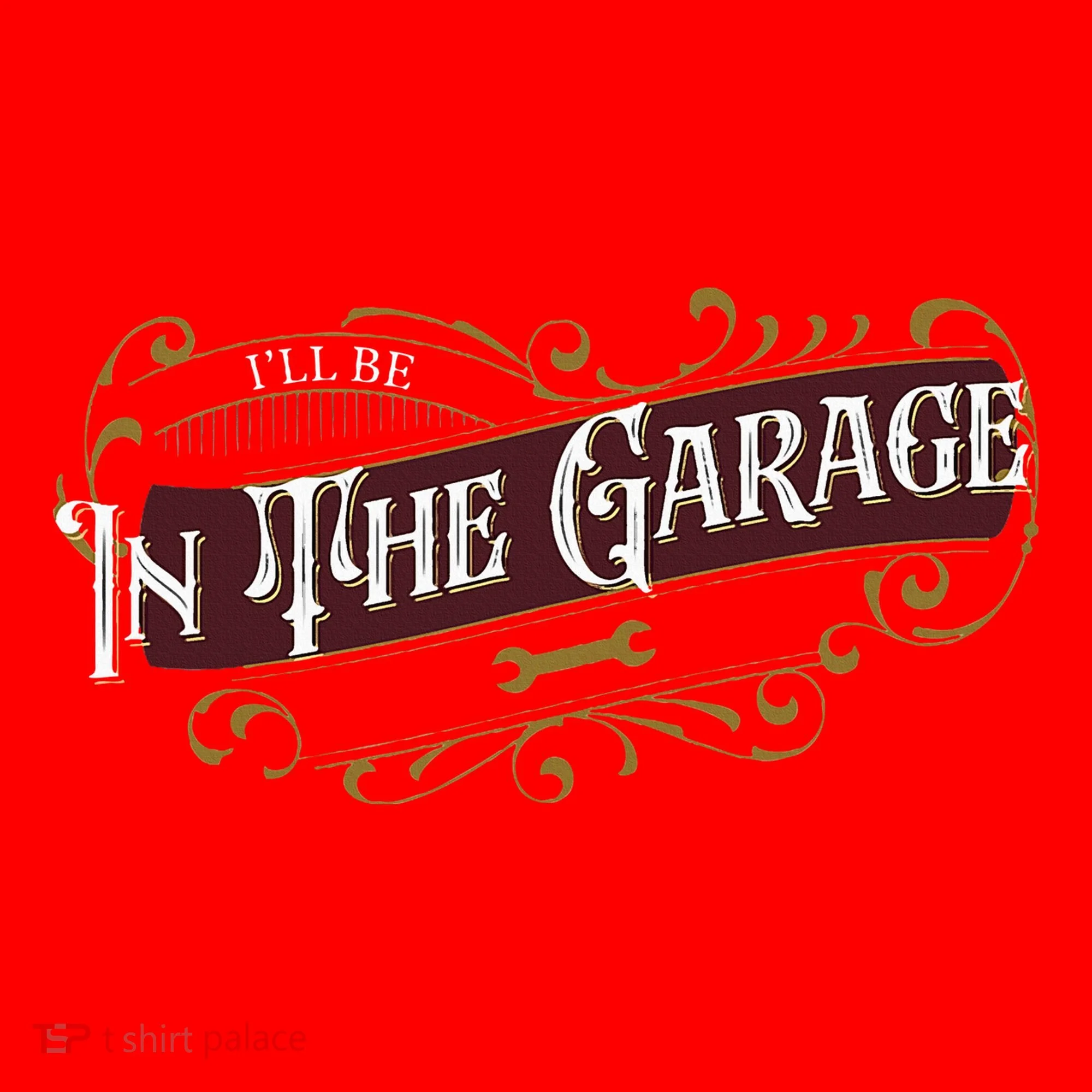 ILl Be In The Garage Santa Hat