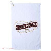 ILl Be In The Garage Golf Towel thumb 0