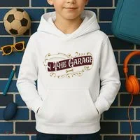 ILl Be In The Garage Kids Hoodie thumb 2