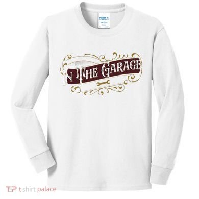 ILl Be In The Garage Kids Long Sleeve Shirt