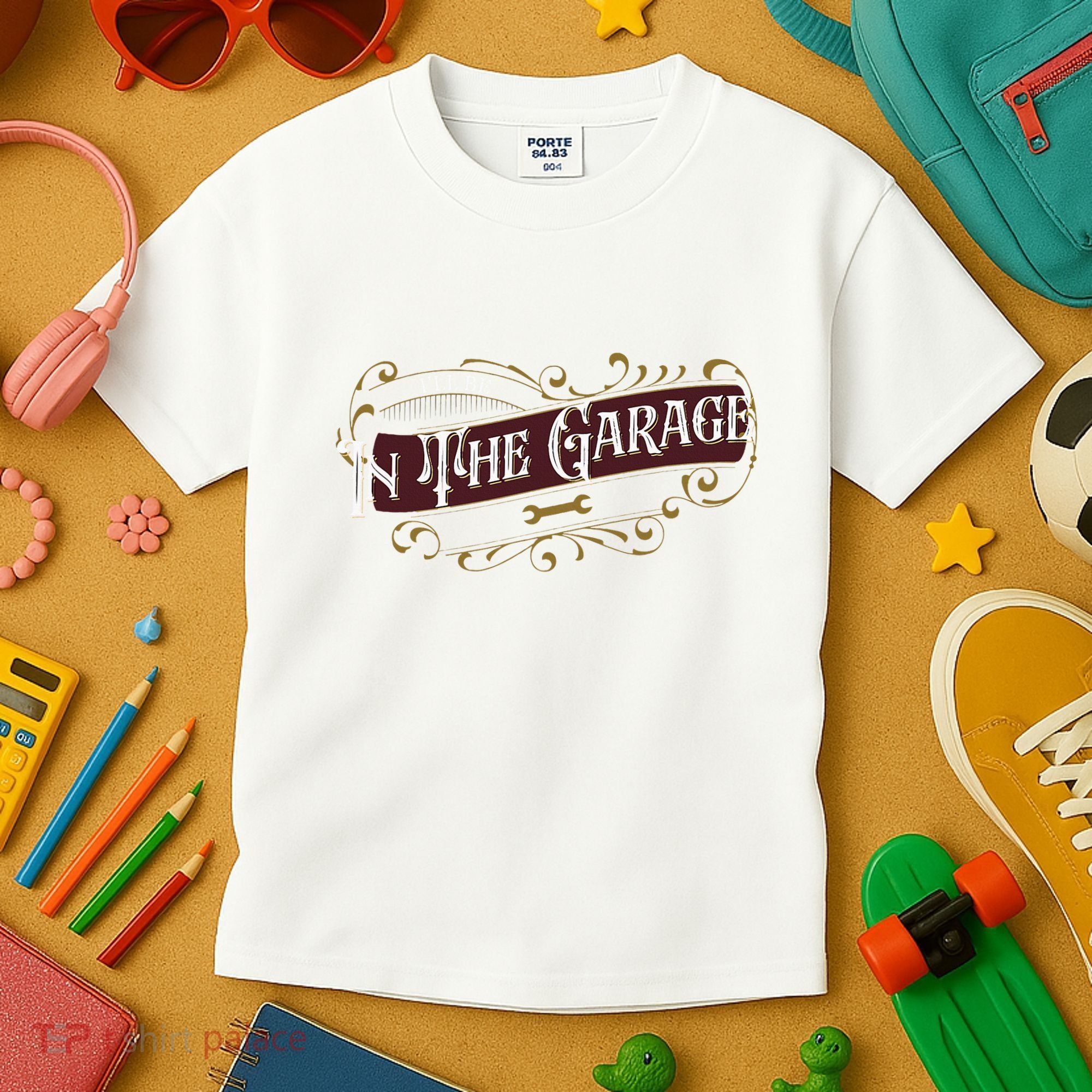 ILl Be In The Garage Kids T-Shirt