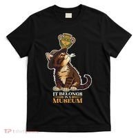 It Belongs In A Museum Archeology Archeologist Cat Kitty T-Shirt thumb 0