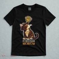 It Belongs In A Museum Archeology Archeologist Cat Kitty T-Shirt thumb 5