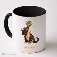 It Belongs In A Museum Archeology Archeologist Cat Kitty Coffee Mug thumb 0