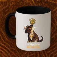 It Belongs In A Museum Archeology Archeologist Cat Kitty Coffee Mug thumb 2