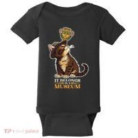 It Belongs In A Museum Archeology Archeologist Cat Kitty Baby Bodysuit thumb 0