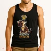 It Belongs In A Museum Archeology Archeologist Cat Kitty Tank Top thumb 3