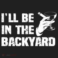 Ill Be In The Backyard Bourbon And Stogie Women's Sweatshirt thumb 2