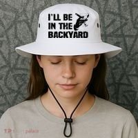 Ill Be In The Backyard Bourbon And Stogie Bucket Hat thumb 3