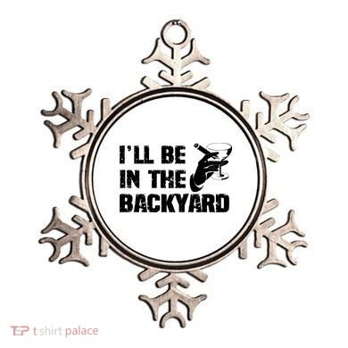 Ill Be In The Backyard Bourbon And Stogie Ornament