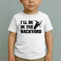 Ill Be In The Backyard Bourbon And Stogie Toddler T-Shirt thumb 2