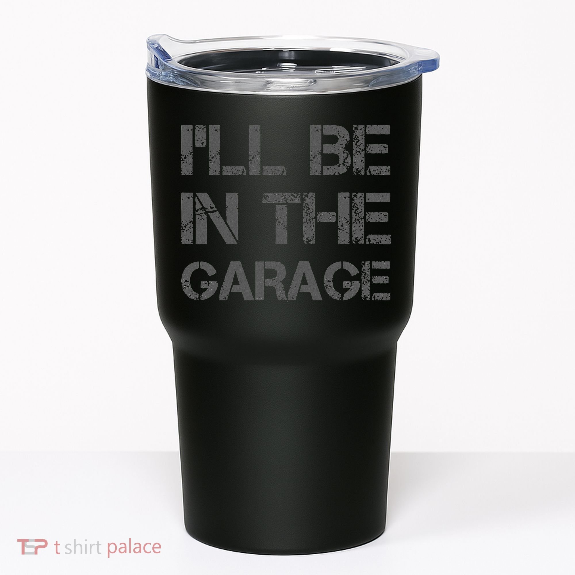 I'll Be in The Garage Mechanic Dad Joke Handyman Grandpa Fun Tumbler