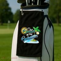 Its Better In The Bahamas Cute Bahamian Island Gift Golf Towel thumb 2